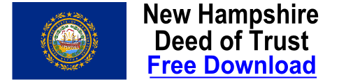 Free Deed of Trust New Hampshire